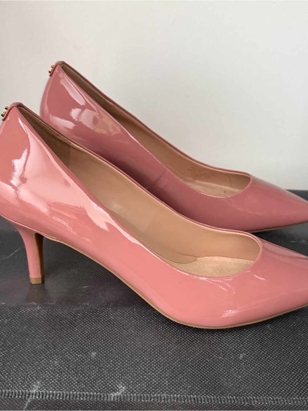Cole Haan Blush Patent Pointed-Toe Pumps